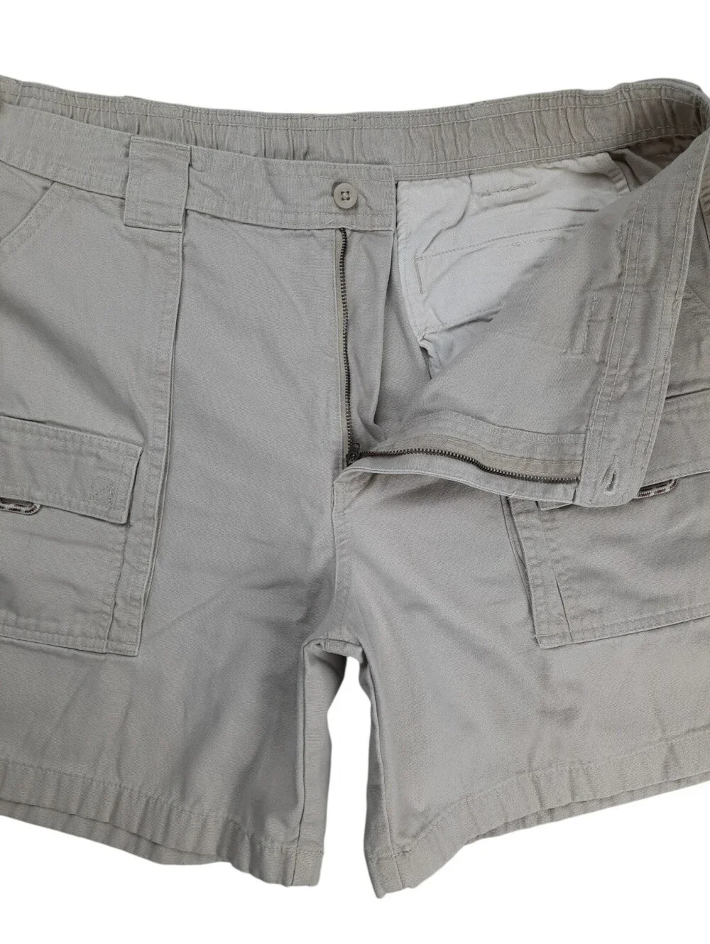 LL Bean Tan Cotton Cargo Shorts SZ 38